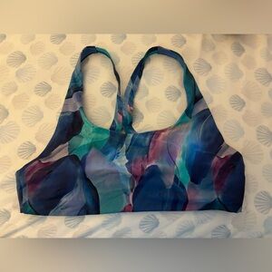 Athleta Blue and Purple Bikini top